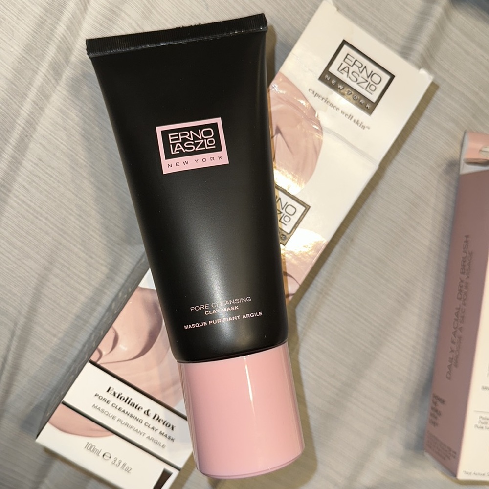 Erno, Laszlo, exfoliate and detox, pore cleansing clay mask💕 👩‍🦳🧴
